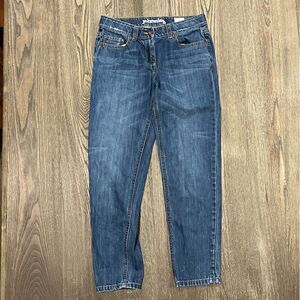 Johnnie B Womens Classic Straight Jeans Mid-Rise Relaxed Fit Denim Blue Size 26R